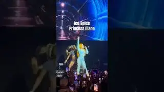 Ice Spice Performs at sold out show in Jersey #icespice #princessdiana #jersey