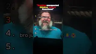 unexpected chicken jockey reactions 🙏💀 #minecraft movie
