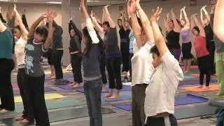 Yoga Class sponsored by Zobha.com at  Yoga Journal Conference in San Francisco 2011