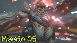 DooM 4 (2016) - Miss&atilde;o 5 - Torre de Energia Argent - PS4 / Xbox One - Bethesda - Gameplay PT-BR