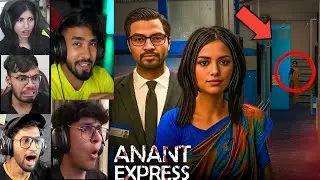 Indian gamers react to ANANT EXPRESS ENDING 😱 reactions compliation | 