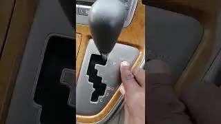 How to Unlock automatic gear lever #Automatic cars #ulockingCars