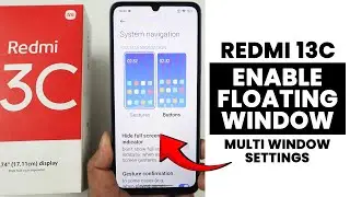 How to Enable Floating Window In Redmi 13C | Turn On Floating Window