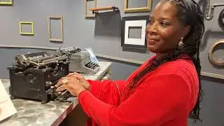 US Author Clarise Annette Brooks Shows Jamaican Author Craig A Kirkland Around Boston PublicLibrary