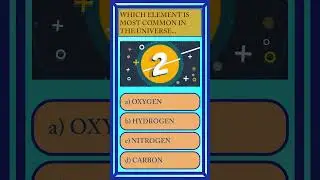 Most Common Element in the Universe...#quiz #reels #shortsvideo #shorts #trending #science #video