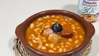 Tan f&aacute;cil como abrir una lata 🥄 FABADA econ&oacute;mica y r&aacute;pida 🥣 // BEATRIZ COCINA 