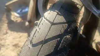 Motorize bicycle project new tires (review)