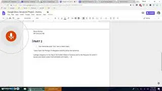 Google ETC - Google Docs Advanced Project (Part 2)