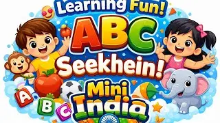 ABC Learning for Kids | Alphabet A to Z | Mini India Kids