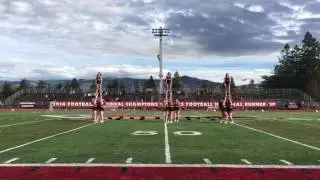 SOU Cheer halftime routine November 12th
