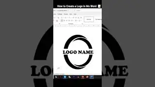 How to Create a Logo in Ms Word  📝 Logo Design in Ms Word 2026 #logodesign #logo #msword #trending 🔥
