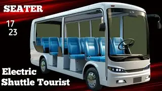 Electric Shuttle Tourist Bus (BM-S23) - Eco-friendly