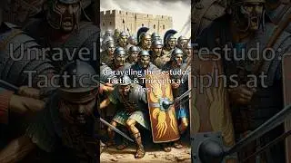 Unraveling the Testudo: Tactics & Triumphs at Alesia #Testudo #RomanHistory #SiegeOfAlesia