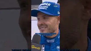 Kyle Larson snuck that past NBC 🤣