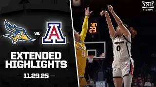 Cal State Bakersfield vs. Arizona Extended Highlights | 2025-26 Big 12 Women's Basketball