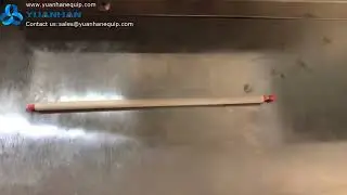 Automatic tube inserting machine-process yellow wax tubing, heat shrink tubing, and silicone tubing