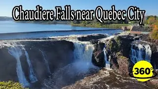 360&deg; Video | Quick tour of Chaudiere Falls from Parc Des Chutes De La Chaudiere in Levis, Quebec