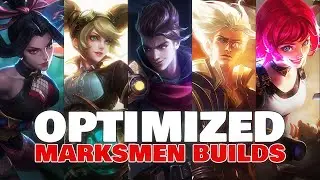 NEW ALL MARKSMEN BEST BUILD 2024: Physical Gold Laners Only // Mobile Legends