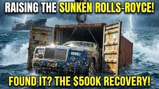 Rescue Mission Recovering a Blue Rolls-Royce from the Ocean Floor