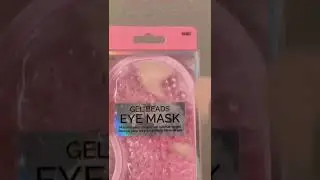 Trying Out My Gel Beads Eye Mask #eyemask #glitterunique