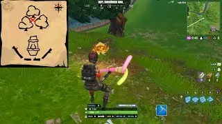 Follow The Treasure Map Found In Dusty Divot Battlestar - Fortnite Season 5 Week 7 Challenge
