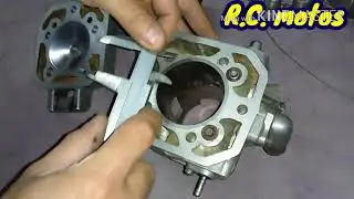 KMX 125 llevado a 200. Preparando y armando motor. Parte 1.