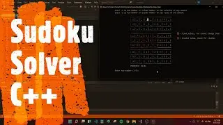 C++ Sudoku solver along with generator