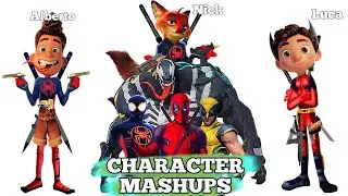 Best Character Mashups | Superheroes x Cartoons