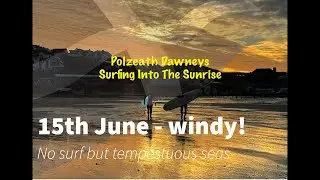 Stormy Summers day in Polzeath