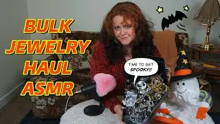 BULK MYSTERY JEWELRY HAUL - SPOOKY THEMED - ASMR