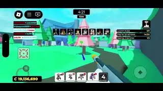 176 kills with flame gun in safehouse (Roblox big paintball 1)