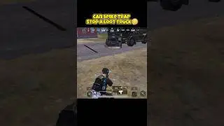 Может ли ловушка с шипами остановить грузовик с добычей? #pubgmnextstarprogram #pubgmobile #pubgm...