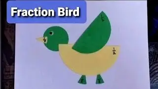 Fraction bird activity with paper | Fraction Image activity with paper 🐦