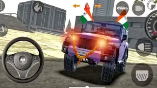 Modified Mahindra Thar ☠️🔥 !! OFFRODING Car !! Indian cars Gameing!!2025 Gameplay!! (@Star Bhai M.H)