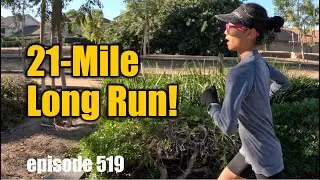 Massive 21-Mile Long Run! CIM Prep #marathon #running #marathontraining