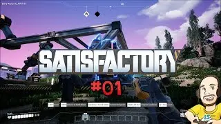 SATISFACTORY 1st Person Factorio | Episode 1 | Following the Tutorial & Starting Off |