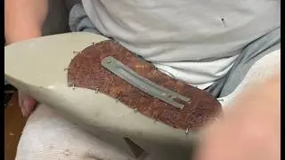 Bolognese construction 1. Insole making. Pattern making. Cutting. Nailed. Shank. [re-edit]