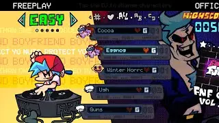 Mi gameplay de eggnog en easy (boyfriend remix)