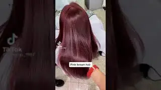 Pink brown color for best result hair color#hairstyle#hairdye#short