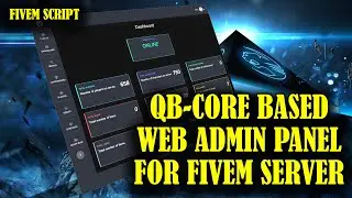 SB ADMIN PANEL Showcase | QBcore/QBox Admin Panel + User Panel + Fivem Script | #Fivem #qbcore