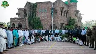 Flag Hoisting Ceremony at the National Cricket Academy, Lahore on Pakistan Independence Day