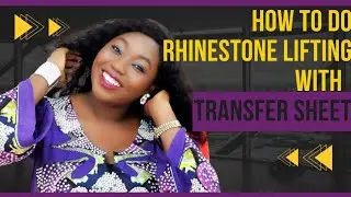 Rhinestone lifting with transfer sheet can be easy and you can reuse your film over and over