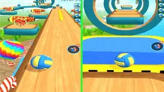 Sky ball jump -Going ball 3d || Walkthrough gameplay || Level 52 and 53 gameplay #gaming #android