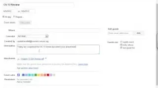 Calendar Attachments