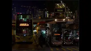 2018 Nathan Road action | BUSES in Kowloon (4K)
