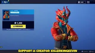 NEW FIREWALKER SKIN + DRAGON WRAP: Fortnite Item Shop