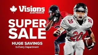 Super Sale On Now at Visions Electronics! Super Savings on Big Game Tech You Need! #clearance#deals