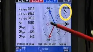 Fluke 434-II 434 II Power Quality Energy Analyzer Connection