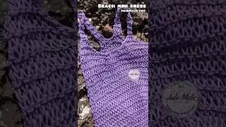 💕Raserback mini dress knitting pattern💕
