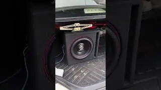 Ground Zero 12 car bass, DIY box